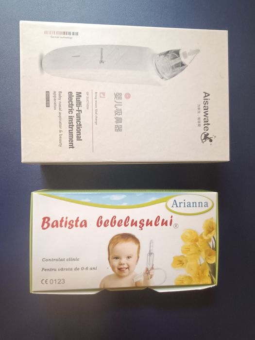 Aspirator nazal și batista bebelusului