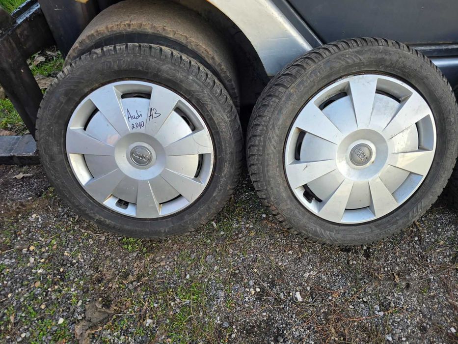Метални джанти с хубави зимни гуми 16" за Audi A3 8P 2010g