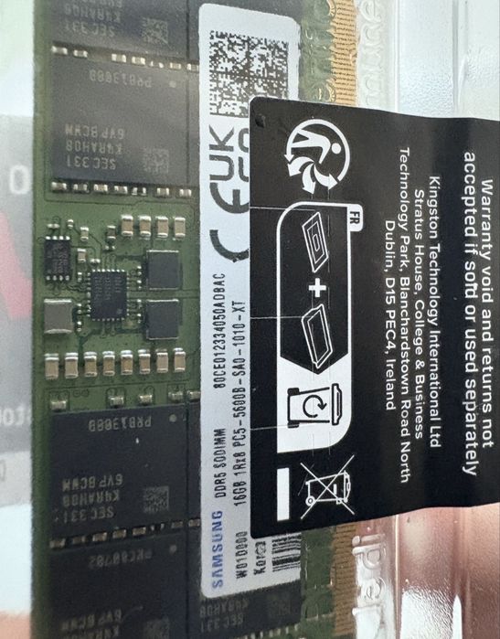 ОЗУ ddr5 sodimm Samsung 32 gbyte