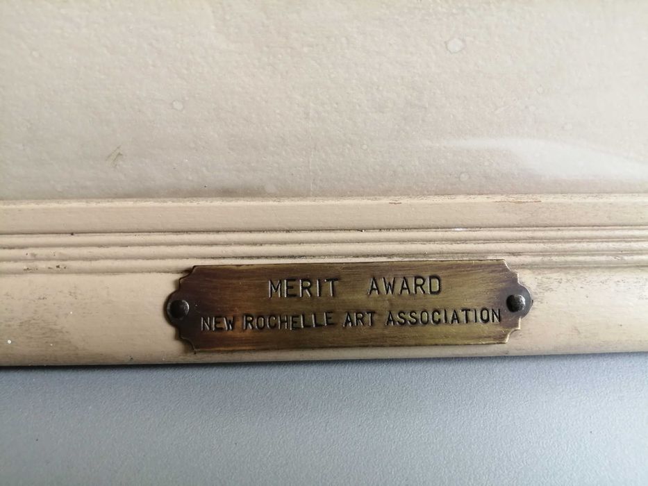 Tablou premiat Sherrg kotle - desen carbune, semnat,