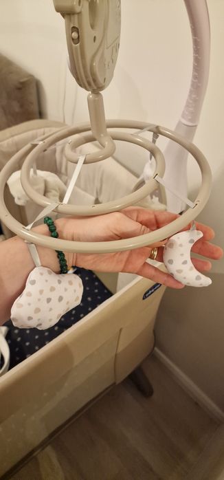 Carusel Muzical Chicco Next2Dreams – Bej, Sunete albe, Lumina de veghe