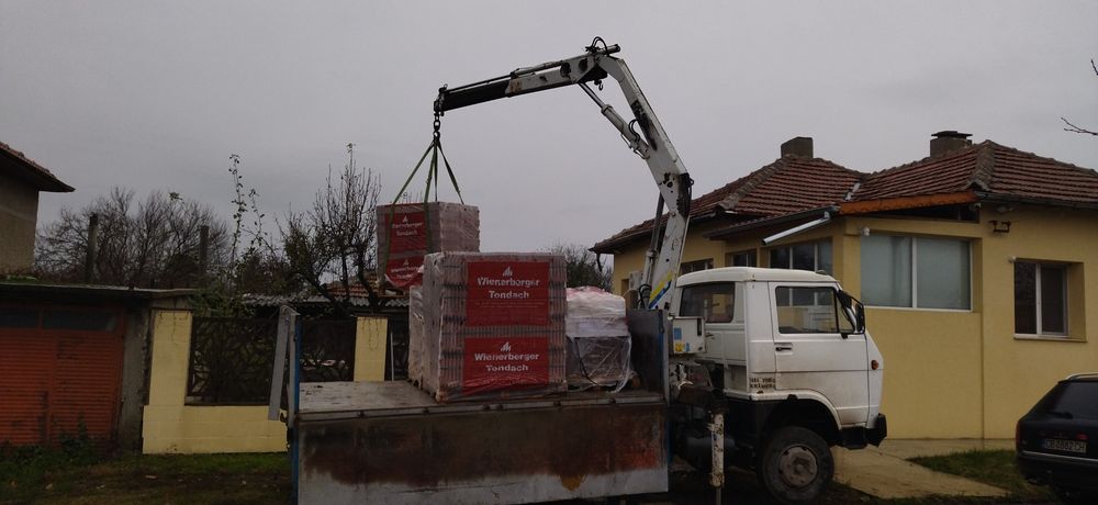 Услуги със автокран и самосвал