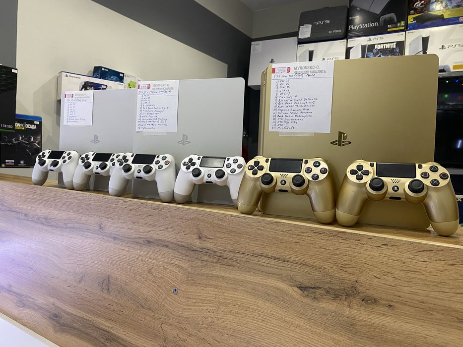 Playstation 4 Slim 500GB 1TB +много игр