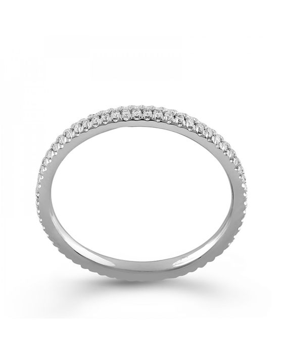 Inel de logodna din aur alb cu diamante mar 56