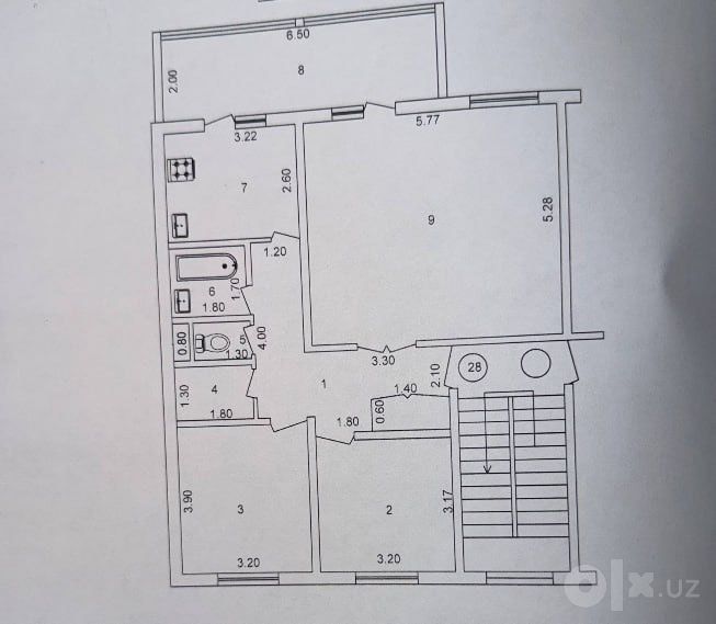 4-х комнатная квартира на Рисовом Яшнабадский район