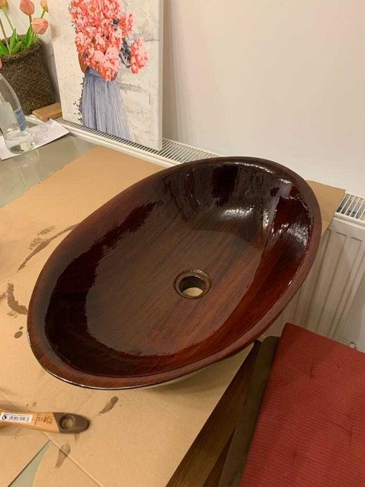 Lavoar baie lemn IPE