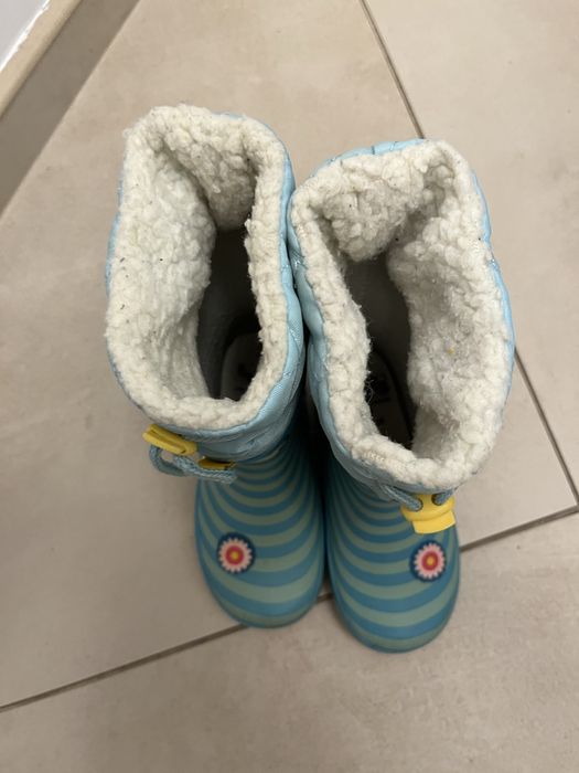 Детски гумени ботуши с вълнена вата. Next 26
