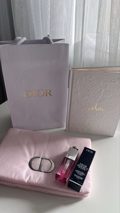 Dior набор lip glow oil оригинал масло блеск для губ