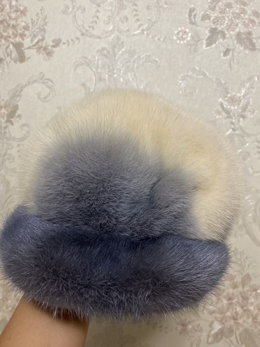 Норковая шапка-кепка