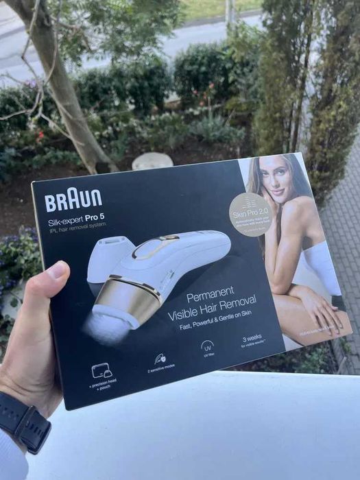 epilator cu ipl braun NOU