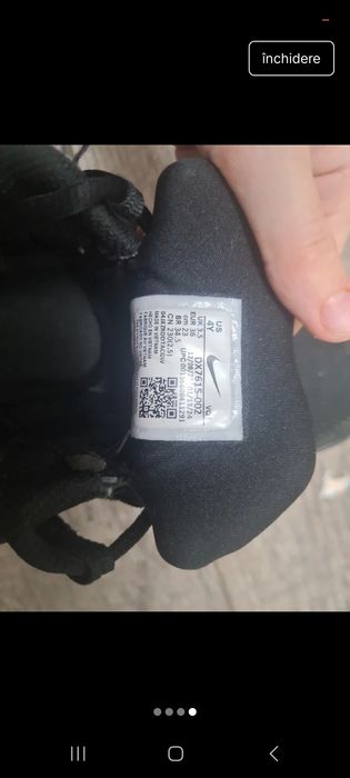 Papucii Nike StarRunner 4 Negri