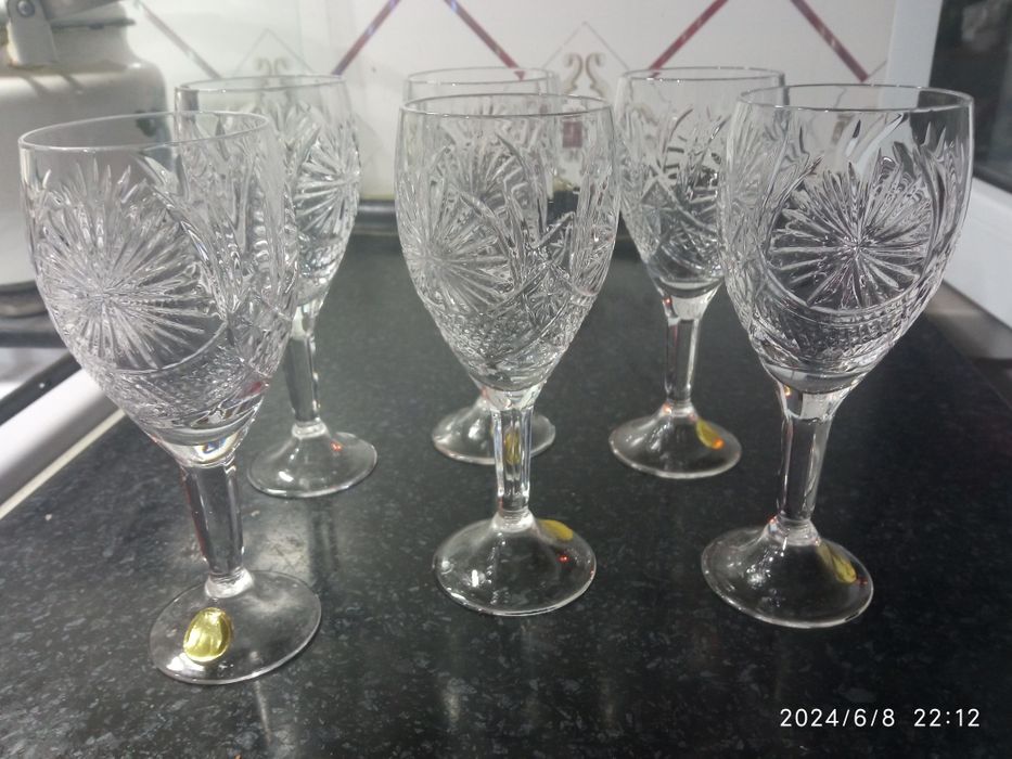 Фужеры хрустальные