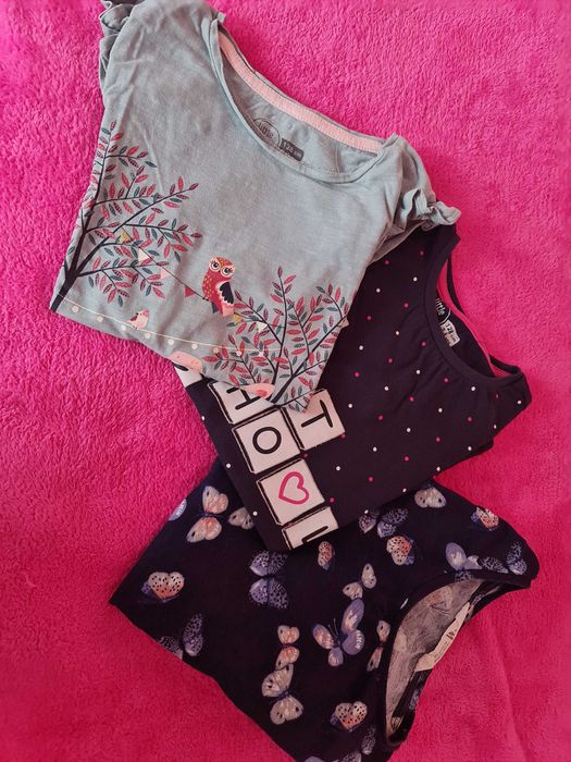 Лот три блузи 128см