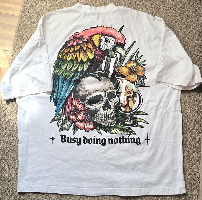 Tricou bărbați Cropp marime L tricou craniu skull