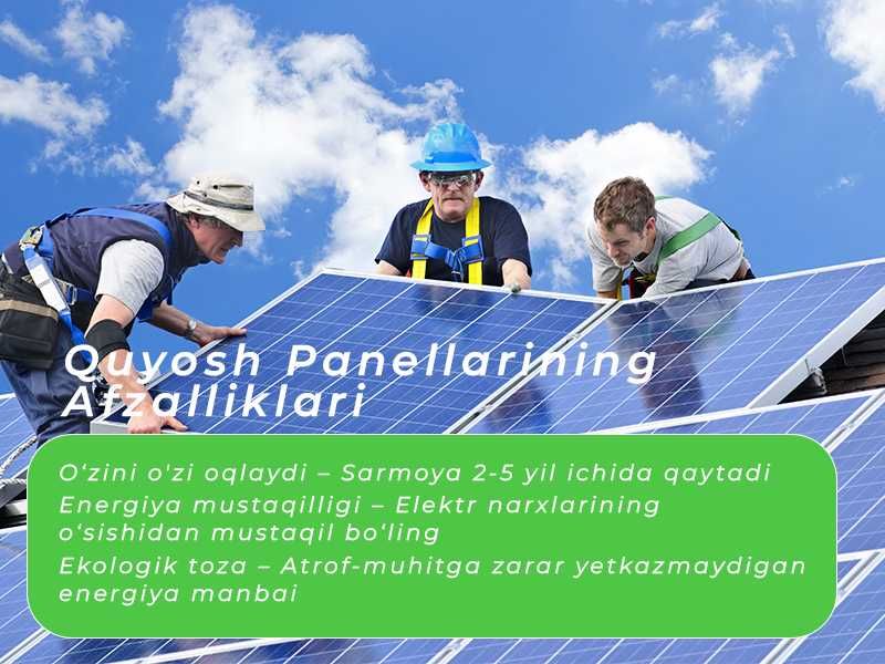 Солнечные панели | Quyosh panellari | Solar pv module