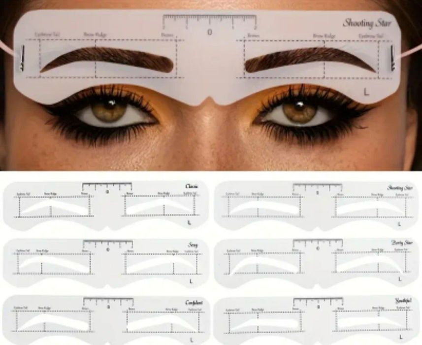 Трафареты для бровей
