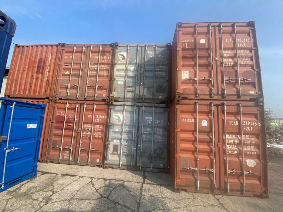 Containere maritime 20 picioare noi si second hand livrare Romania