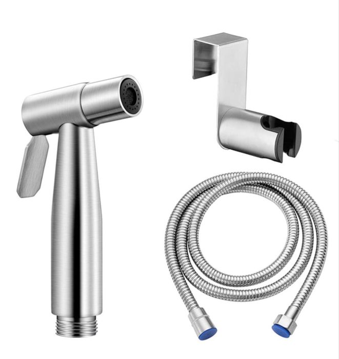 Baterie pentru bideu otel inoxidabil, dus igienic,furtun 150 cm,  NOU