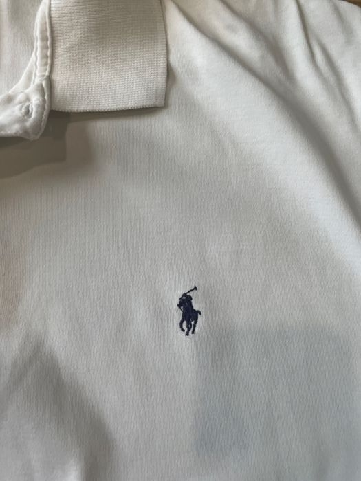 Tricou polo Ralph Lauren alb