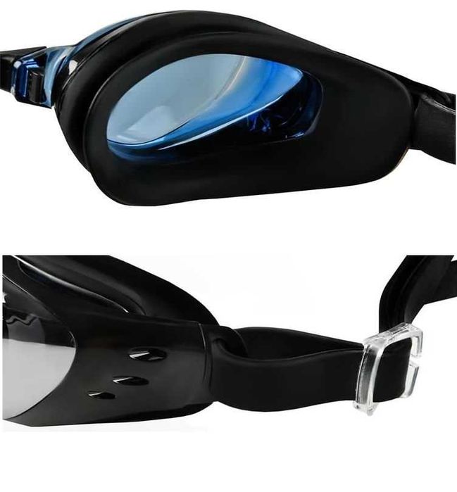 Професионални очила за плуване с щипка за нос и тапички за уши
