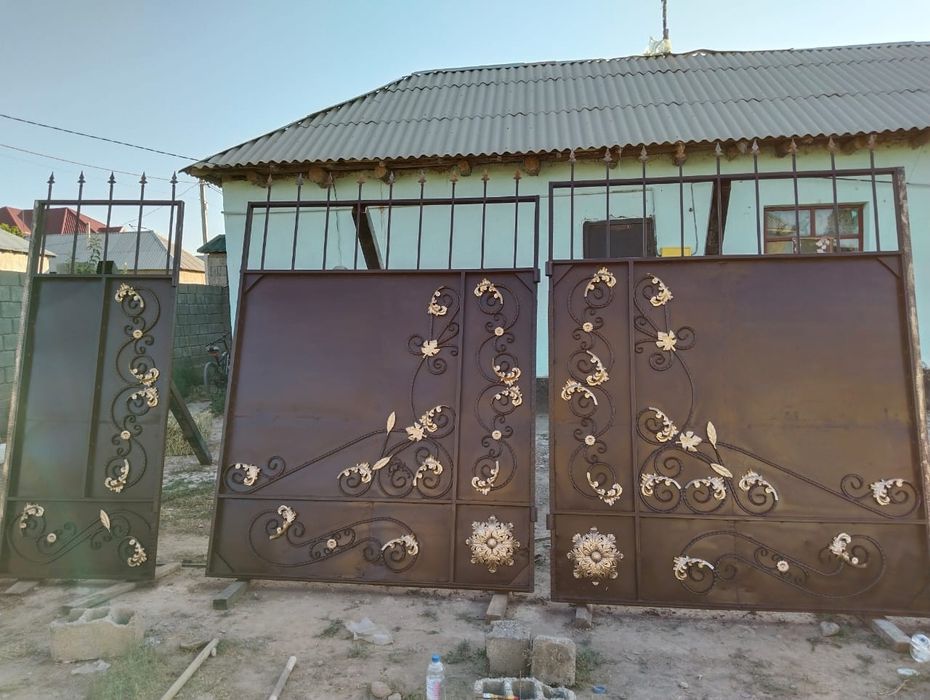 Ворота.  Новое. Крашенное.