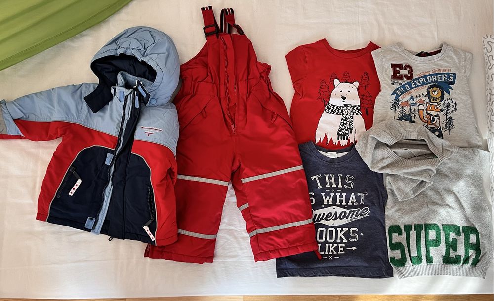 Лот зимна грейка, яке и блузки h&m р. 12-18