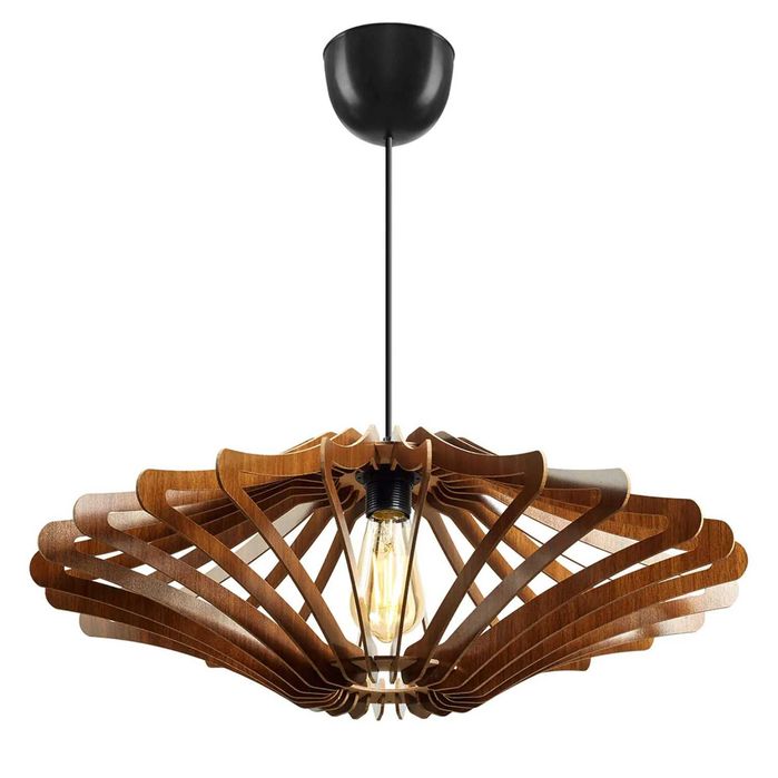 Модерна лампа HM7351.01, Цвят орех, МДФ, Последен брой, Промо цена!