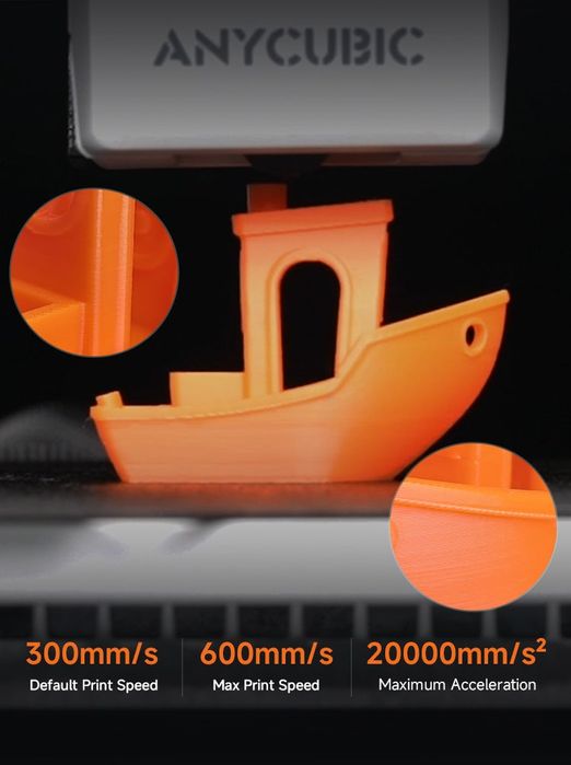 Anycubic Kobra X – 3D принтер, мултицветен, бърз