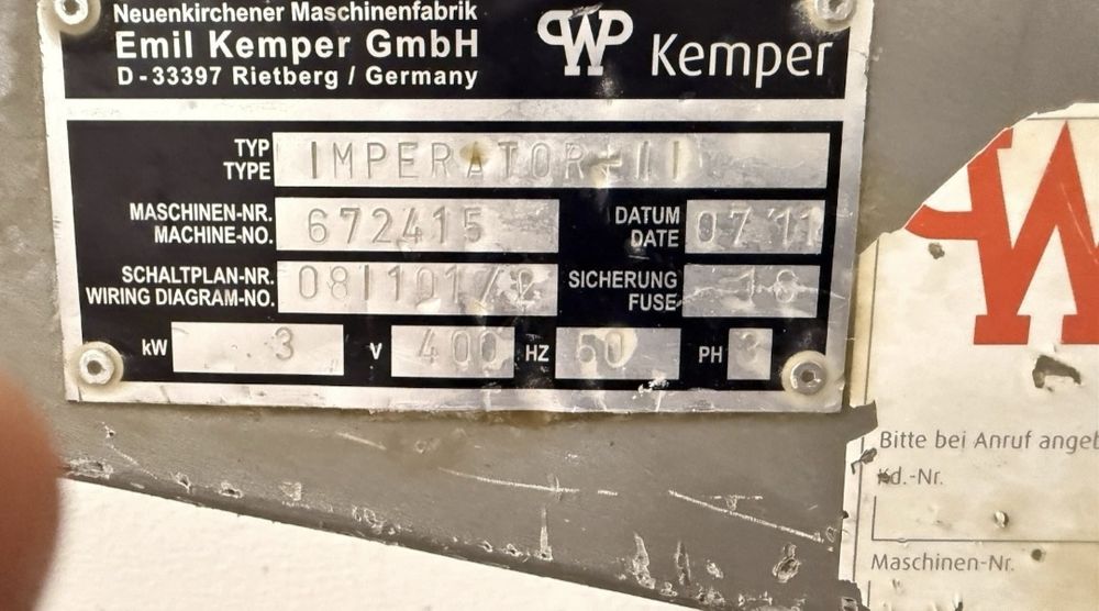 Divizor aluat Kemper Imperator II