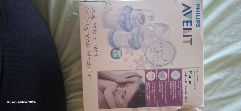 Philips AVENT pompa manuala san + (protectie sfarc)nipple protect sigi
