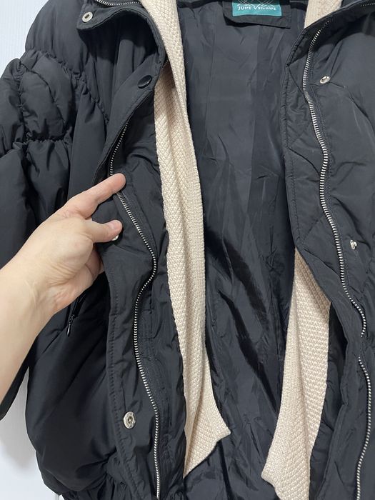 Куртка пуховик с капюшоном Италия