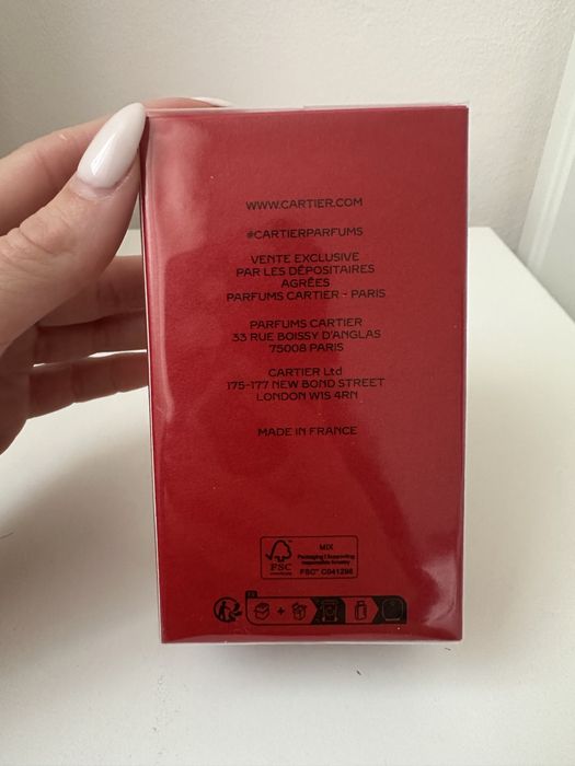 Cartier парфюм Vente Exclusive