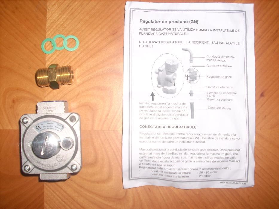 Regulator presiune gaz natural 1/2 sigilat