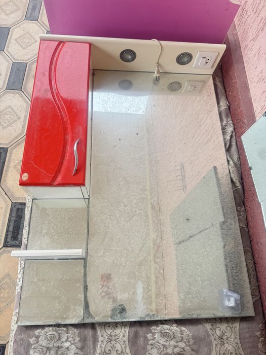 Комплект раковина зеркла и камот