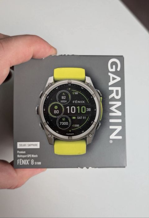 Garmin Fenix 8 Solar Sapphire Titanium 51мм