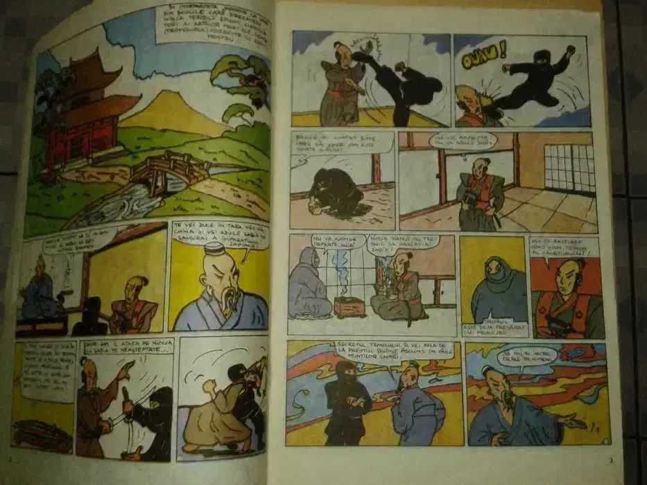 Aventurile unui Ninja revista romaneasca de benzi desenate
