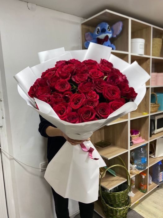 Тюльпаны и розы от 800тг