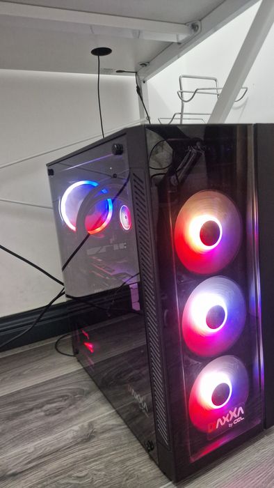 PC/Setup Gaming Complet – Ryzen 7 5700x + RX 7800 XT, Monitor 280 hz și Accesorii