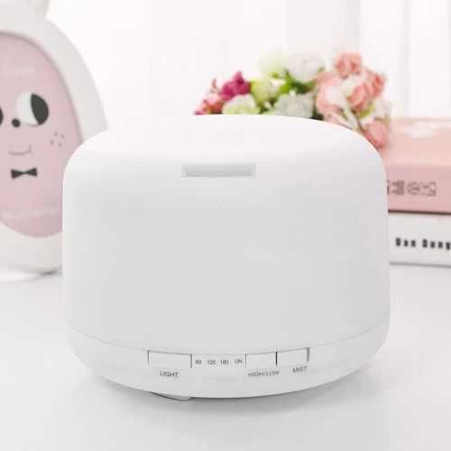 ПРОМО!! Арома дифузер 500мл с различни цветове , таймер и дистанционно