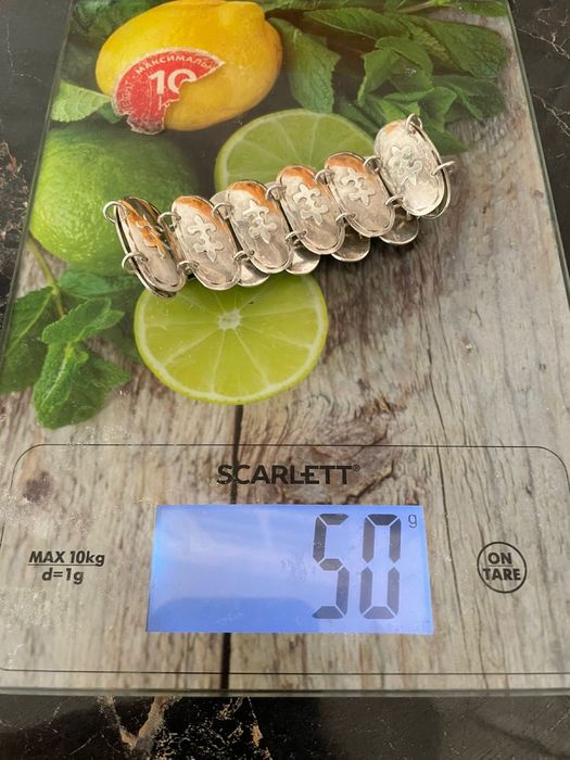 Серебряный браслет