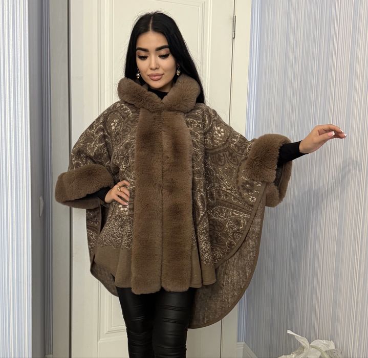 Модное пончо onesize