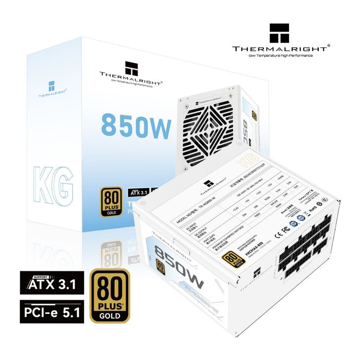 [Блок питания] Termalright KG 850W 80+GOLD FULL MODULAR