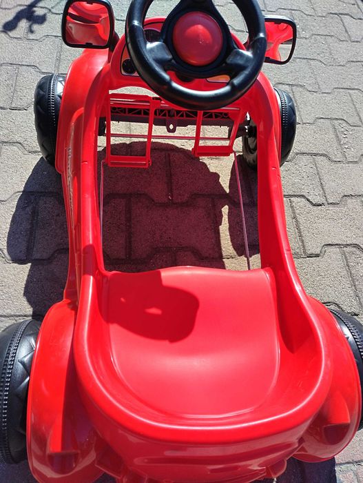 PILSAN Детска кола с педали HAPPY HERBY червен