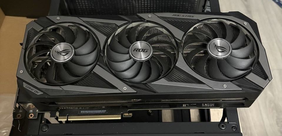 видеокарта 3080, asus rog stix