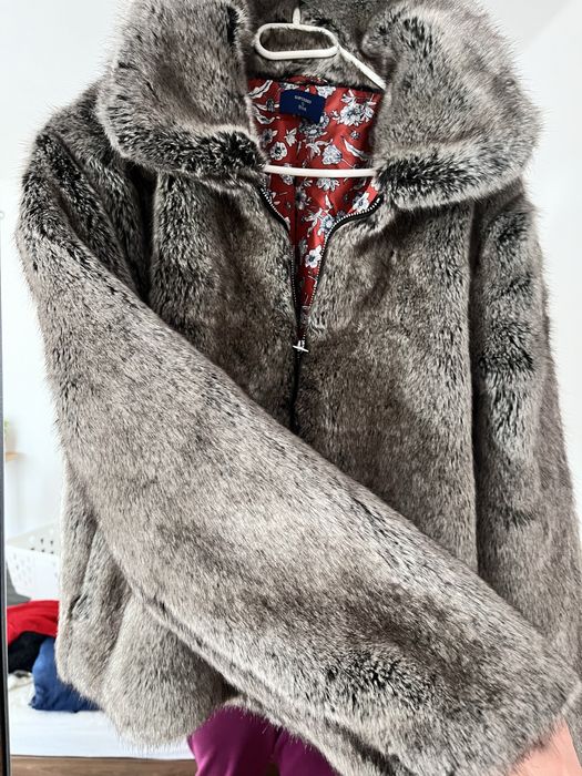 Palton blana Superdry | NOU