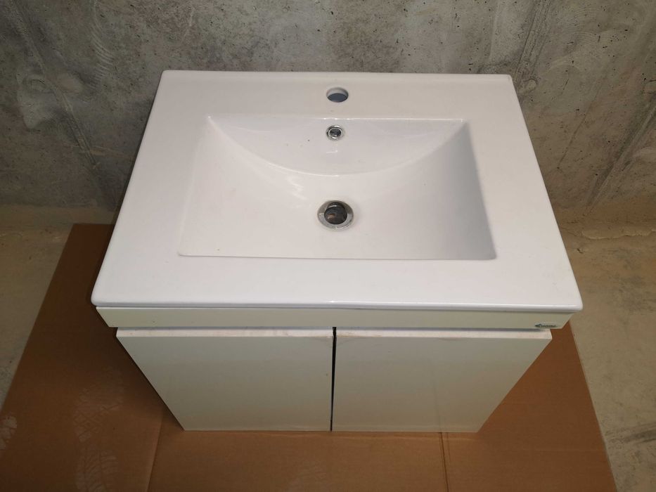 Vand mobilier baie fara lavoar, PAL, alb, NOU