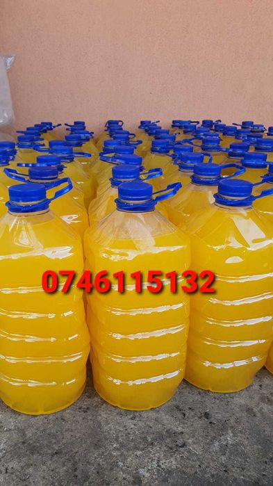 Natural–Din semințe proprii–Ulei din Floarea-Soarelui presat la rece