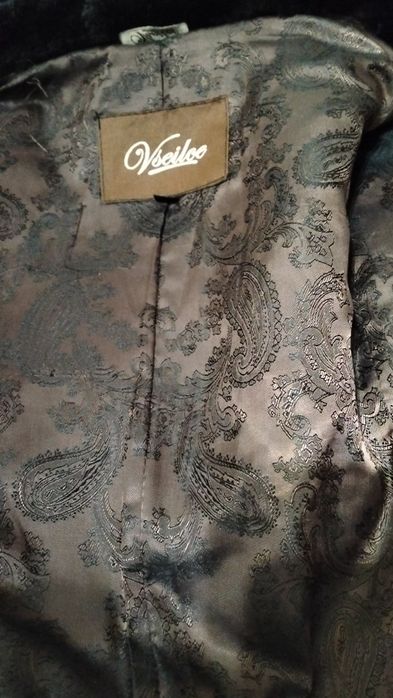 Шуба мутон отделка норкой