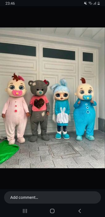 Ayiqlar  animator sahna bezaklari  oformleniya 24 soat xizmat eng arzo