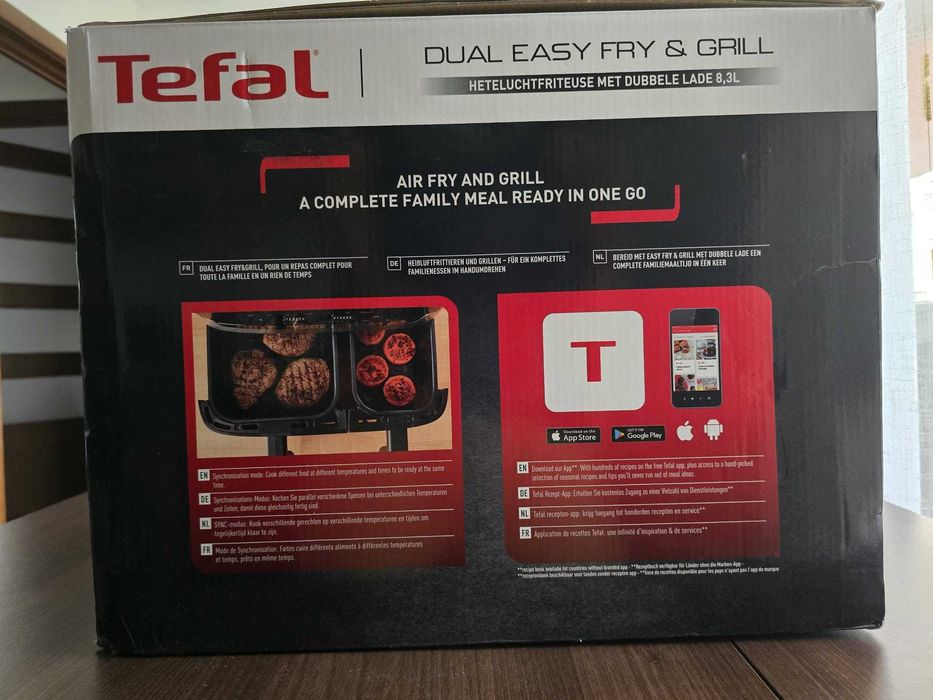 Friteuza Tefal dual easy fry & grill